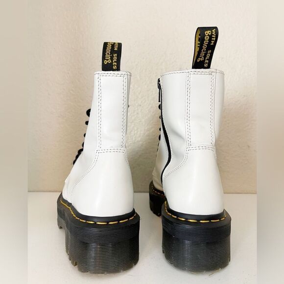 Doc Martens Jadon Boots Platform White. 7 - Picture 11 of 17